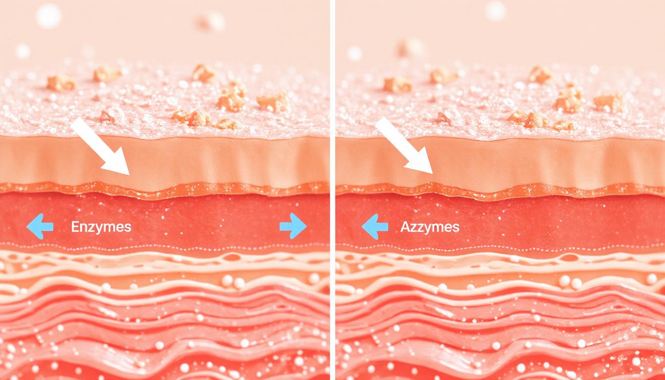 Which Skin Care Product Removes Dead Skin Cells by Using Enzymes and Hydroxy Acids?