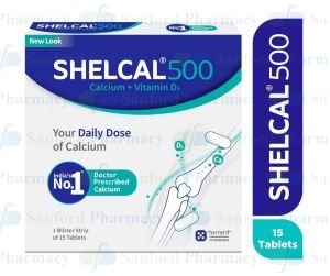 Shelcal 500 Calcium + Vitamin D3 Tablet Cal / D3