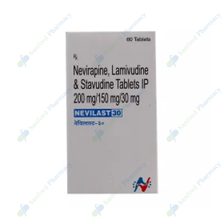 (Lamivudine 150mg + Stavudine 30mg + Nevirapine 200mg) - Nevilast
