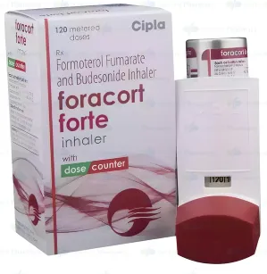 Formoterol & Budesonide Inhaler (Foracort Forte) 400 mcg