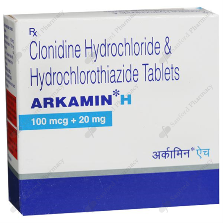 Clonidine Hydrochlorothiazide (Arkamin H)