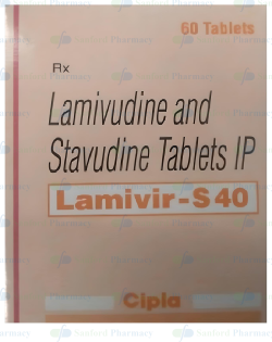 Lamivir S  Lamivudine + Stavudine 150mg + 40mg