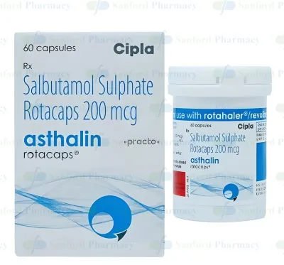 Salbutamol (Asthalin) Rotacaps 200mcg