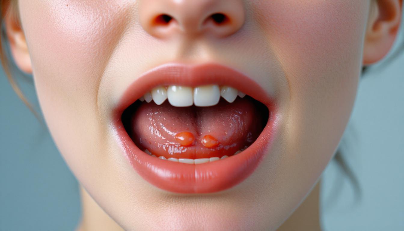covid mouth sores
