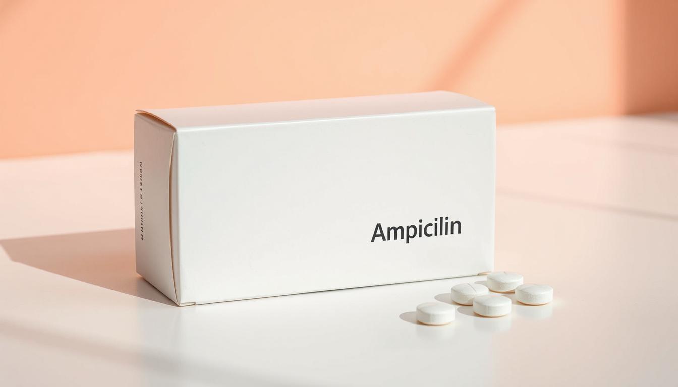 Ampicillin capsules for bacterial infection treatment