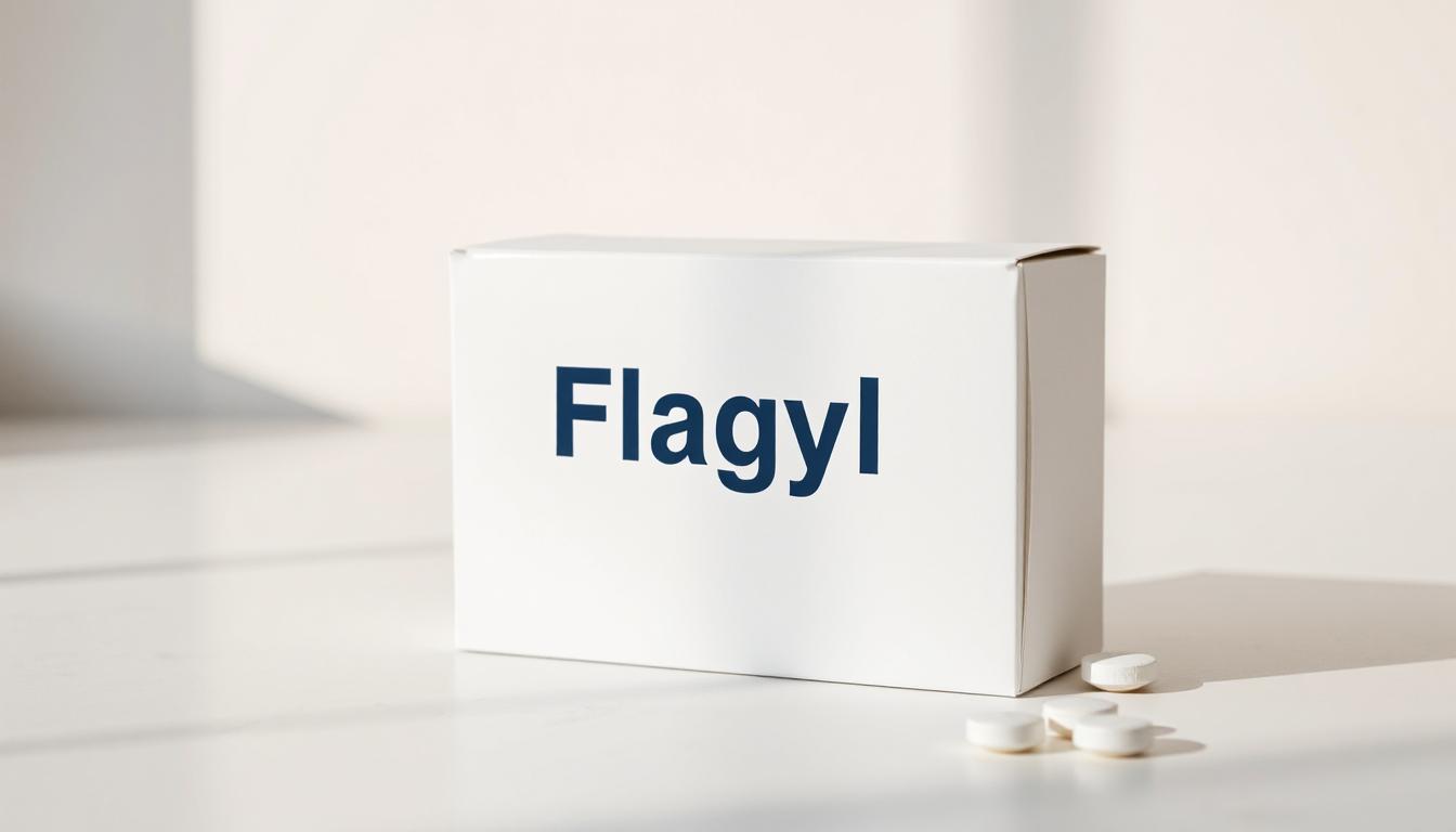 Dog recovering from infection after Flagyl treatment