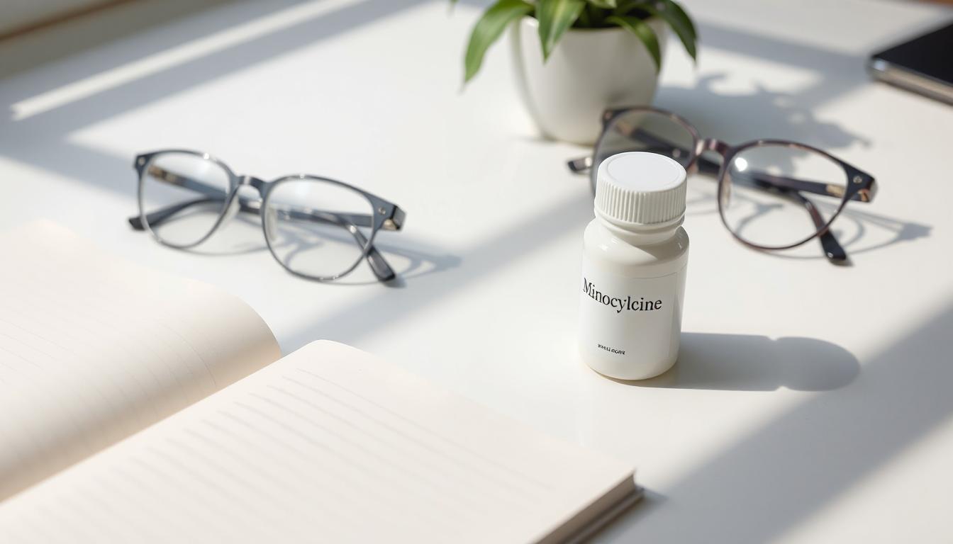 Minocycline capsules used for acne treatment