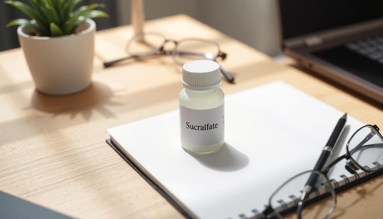 Doctor explaining Sucralfate uses to a patient