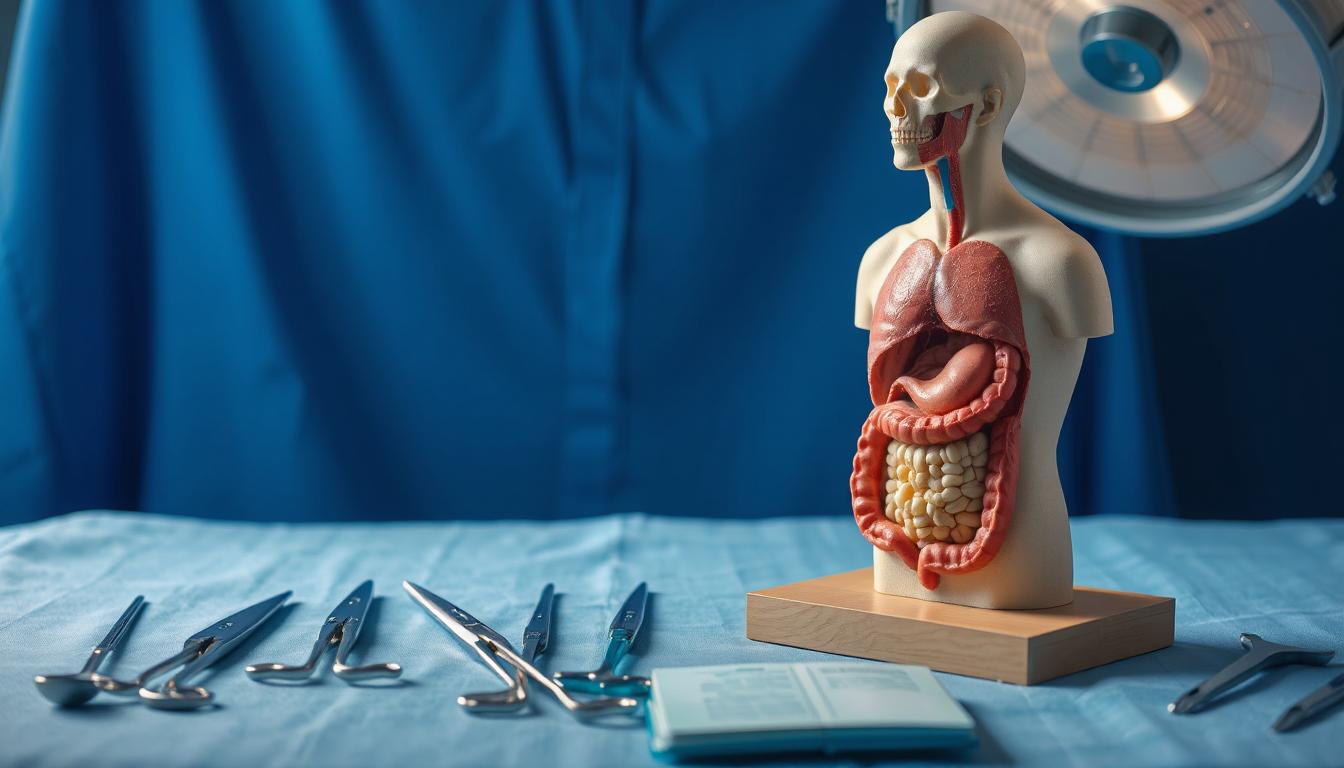 illustration explaining common types of gastrointestinal surgical procedures