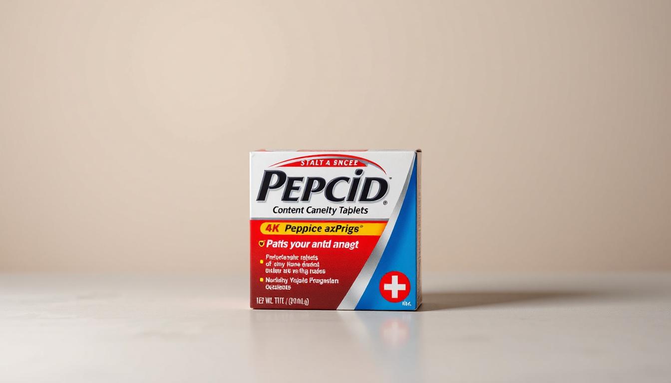 pepcid tablets used for heartburn and acid reflux relief