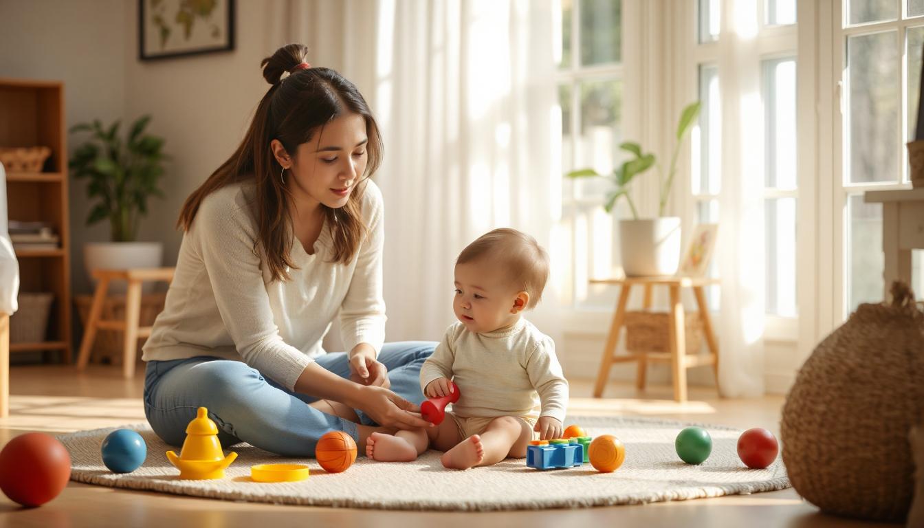infant not reaching for toys during developmental milestone check